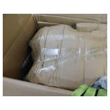Mesh Seat Reclining Lumbar Support Ergonomic Drafting Office Chair in Black with Arms