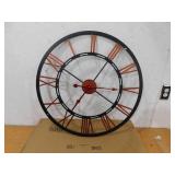 Infinity Instruments Metal Fusion 28 in. H x 28 in. W Round Wall Clock
