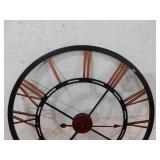 Infinity Instruments Metal Fusion 28 in. H x 28 in. W Round Wall Clock