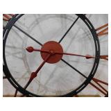 Infinity Instruments Metal Fusion 28 in. H x 28 in. W Round Wall Clock