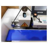 VEVOR Continuous Bag Band Sealing Machine, 0.24-0.47 in Seal Width, Horizontal Band Sealer Machine with Ink Printing, Temp & Speed Adjustable, Heat Sealing Machine for 0.001-0.03 in Plastic Bags