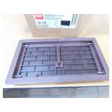(8) 16 in. x 8 in. ABS Plastic Replacement Manual Foundation Vent in Brown