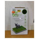 Nearly Natural 16.5 in. x 26.7 in. Indoor/Outdoor Dog Potty with Artificial Grass - 3-Layer Drainage Tray,UV-Resistant Pet Training Pad