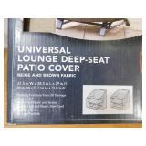 Hampton Bay Outdoor Patio Deep Seating Lounge Chair Cover (2-Pack)