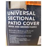 Hampton Bay V-Shape Beige Patio Furniture Cover