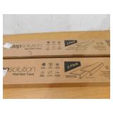 (2) STEPSOLUTION Trail Oak Stair Tread Molding Square-Exact Match for Lifeproof Floor, 2-Pieces, 46 in. x 6.25 in. x 7 mm T