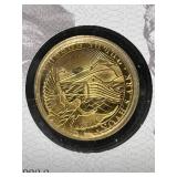 2023 ARMENIA NOAHS ARK 1 GRAM .9999 FINE GOLD ROUND IN CASE