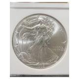 1996 AMERICAN SILVER EAGLE NGC MS69