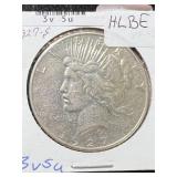 1927-S US PEACE SILVER DOLLAR