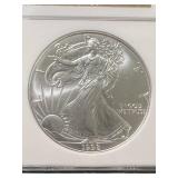 1998 AMERICAN SILVER EAGLE NGC MS69
