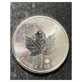 2016 CANADIAN MAPLE LEAF 1 TROY OZ .9999 FINE SILVER