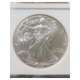 1999 AMERICAN SILVER EAGLE NGC MS69