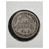1906 US BARBER DIME