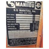 1985 KD Manitou Y1002TC Tractor Lift with Cab