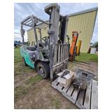 2010 Mitsubishi FG25N LP Forklift - For Parts or Repair