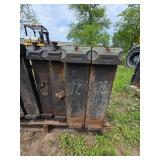 2 - Sets of Class II Forklift Forks - C & D