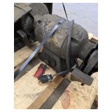 Dewalt Metal Chop Saw on Stand & Bench Grinder - Not Tested