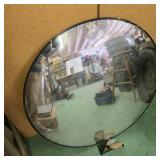 Round Convex Safety Mirror with Mounting Hardware