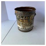 Vintage One Kote Paint Can Filled with Assorted Hex Bolts