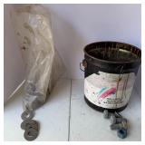 Lot of Large Nuts and Flat Washers