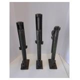 Lot of 3 Adjustable Steel Jack Posts