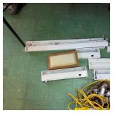 Lot of Fluorescent Light Fixtures and Electrical Lighting Parts