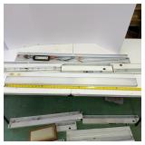 Lot of Fluorescent Light Fixtures and Electrical Lighting Parts