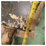 Vintage Cast Iron Wall Mount Utility Sink with Faucet