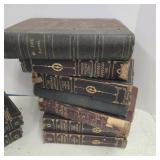 Lot of Vintage Religious Books with Metal Storage Box