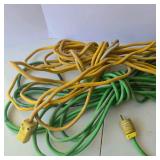 Lot of 2 Heavy Duty Outdoor Extension Cords