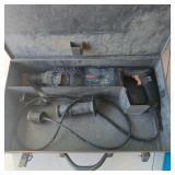 Lot of 2 Bosch Rotary Hammers with Metal Carrying Cases