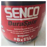 Senco DuraSpin #6 x 1-1/4" Collated Drywall Screws Bucket