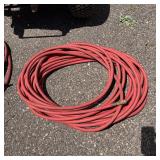 Heavy Duty Red Air Hose with Brass Coupler