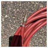 Heavy Duty Red Air Hose with Quick Connect Coupler