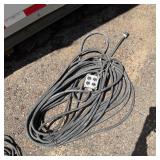 Heavy Duty Extension Cord with 4-Outlet Power Block
