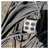 Heavy Duty Extension Cord with 4-Outlet Power Block