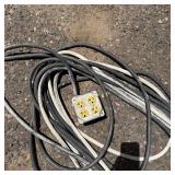 Heavy Duty Extension Cord with 4-Outlet Power Block