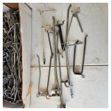 Lot of Metal Pegboard Hooks and Display Hardware