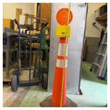 Traffic Cone with Barricade Warning Light