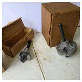 Lot of 2 Woodruff Cutter Sets with Tooling and Storage Boxes