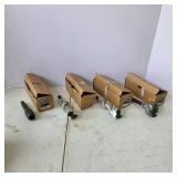Lot of Rockler Wood Auger Bits in Boxes
