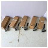 Lot of 5 Woodworking Forstner Bits with Storage Boxes