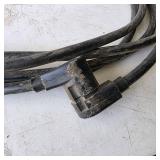 Heavy Duty Black Extension Cord with Twist-Lock Connector