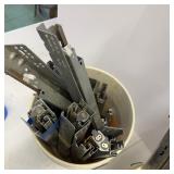 Lot of Metal Drawer Slides and Slide Hardware