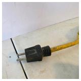 Lot of Jobsite Electrical Accessories with Retractable Extension Reel, Power Strip and Trouble Light