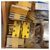 Lot of Door Hinges and Hardware Assortment