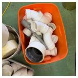 Lot of PVC Pipe Fittings and Drainage Connectors