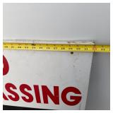 No Trespassing Construction Site Authorized Personnel Sign