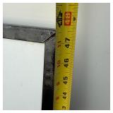 No Construction Traffic Sign with Metal Frame