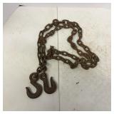 Tow Chain with Dual Grab Hooks